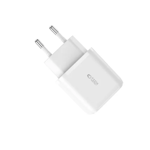 Tech-Protect C20W 2-portos hálózati töltő PD20W/QC3.0 fehér-9589046924293 5 kép