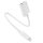 Borofone adapter BV12 Lightning - Lightning + jack 3.5 mm fehér-6931474739612 2 kép