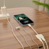Borofone adapter BV12 Lightning - Lightning + jack 3.5 mm fehér-6931474739612 6 kép