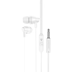 Borofone Fülhallgató Mikrofonnal BM61 Wanderer fehér 3.5mm jack-6931474746061 1 kép