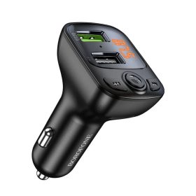 Borofone BC41 Eminency FM Transmitter MP3, Bluetooth, - 2xUSB - QC 3.0-6974443382884 2 kép