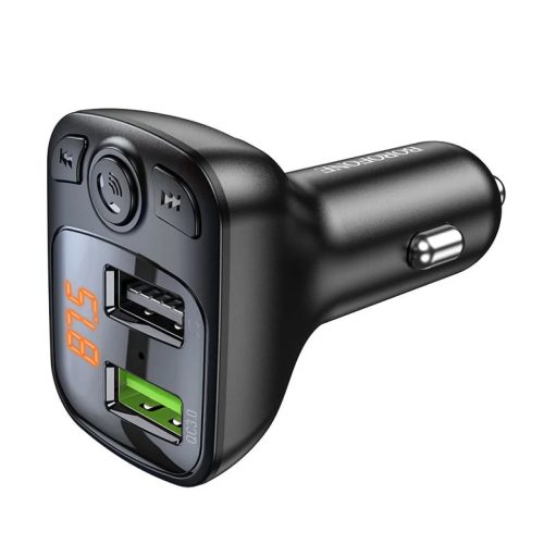 Borofone BC41 Eminency FM Transmitter MP3, Bluetooth, - 2xUSB - QC 3.0-6974443382884 3 kép