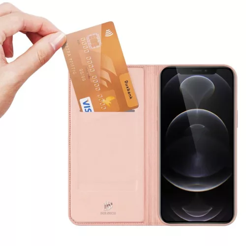 iPhone 14 Plus Dux Ducis Skinpro fliptok rózsaszín -6934913035092 6 kép
