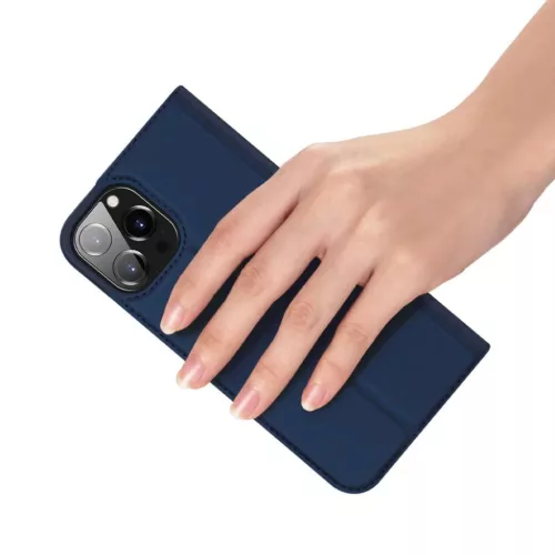 iPhone 14 Pro MAX Dux Ducis Skinpro fliptok kék-6934913035160 4 kép