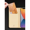 iPhone 14 Pro MAX Dux Ducis Skinpro fliptok arany-6934913035184 7 kép