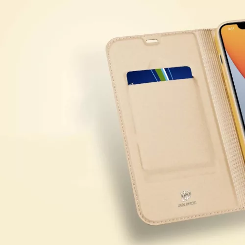 iPhone 14 Pro MAX Dux Ducis Skinpro fliptok arany-6934913035184 8 kép