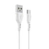 USB - Type C Kábel Borofone BX51 Triumph  3A 1m fehér-6931474743947 1 kép