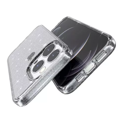 Samsung Galaxy M53 5G Crystal Glitter Tok ezüst -5900217942641 10 kép