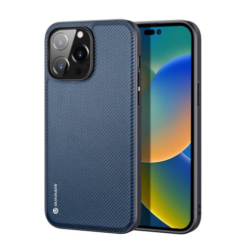 iPhone 14 Pro Dux Ducis Fino nylon bevonatú tok kék-6934913036860 16 kép