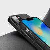 iPhone 14 Dux Ducis Grit bőr tok (MagSafe kompatibilis) fekete-6934913036914 8 kép