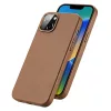 iPhone 14 Dux Ducis Grit bőr tok (MagSafe kompatibilis) barna-6934913036921 9 kép