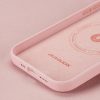 iPhone 14 Dux Ducis Grit bőr tok (MagSafe kompatibilis) rózsaszín-6934913036938 5 kép