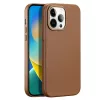 iPhone 14 Pro Dux Ducis Grit bőr tok (MagSafe kompatibilis) barna-6934913036983 8 kép