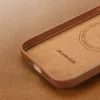 iPhone 14 Pro Dux Ducis Grit bőr tok (MagSafe kompatibilis) barna-6934913036983 4 kép