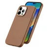iPhone 14 Pro Dux Ducis Grit bőr tok (MagSafe kompatibilis) barna-6934913036983 9 kép