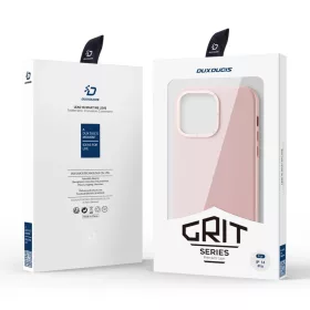 iPhone 14 Pro Max Dux Ducis Grit bőr tok (MagSafe kompatibilis) rózs-6934913035023 1 kép