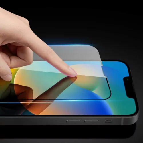 iPhone 14 Dux Ducis 10D KIjelzővédő üvegfólia fekete (Tokbarát)-6934913037980 3 kép