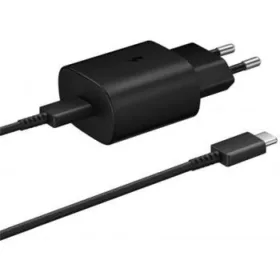   Samsung EP-TA800EBE USB Type-C hálózati töltő adapter 25W + EP-DG980BBE töltő kábel fekete
