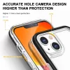 iPhone 14 Acrylic hybrid tok fekete ütésálló anti-shock- 2 kép