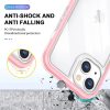iPhone 14 Pro Acrylic hybrid tok pink / rózsaszín ütésálló anti-- 7 kép