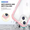 iPhone 14 Pro Acrylic hybrid tok pink / rózsaszín ütésálló anti-- 7 kép