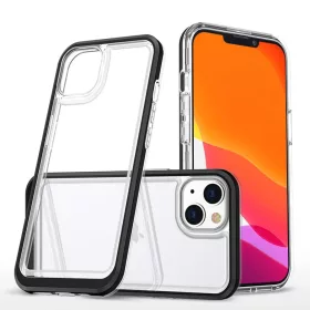   iPhone 14 Plus Acrylic hybrid tok fekete ütésálló anti-shock