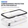 iPhone 14 Plus Acrylic hybrid tok fekete ütésálló anti-shock- 4 kép