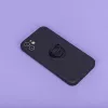 Samsung Galaxy M52 5G Szilikon tok hátlapi gyűrűvel fekete-5900495994929 4 kép