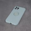 Samsung Galaxy S21 FE Szilikon tok hátlapi gyűrűvel világos zöld-5900495984531 7 kép