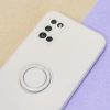 Xiaomi 12 5G/12X 5G Szilikon tok hátlapi gyűrűvel világos szürke-5907457700604 6 kép