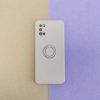 Xiaomi 12 5G/12X 5G Szilikon tok hátlapi gyűrűvel világos szürke-5907457700604 9 kép