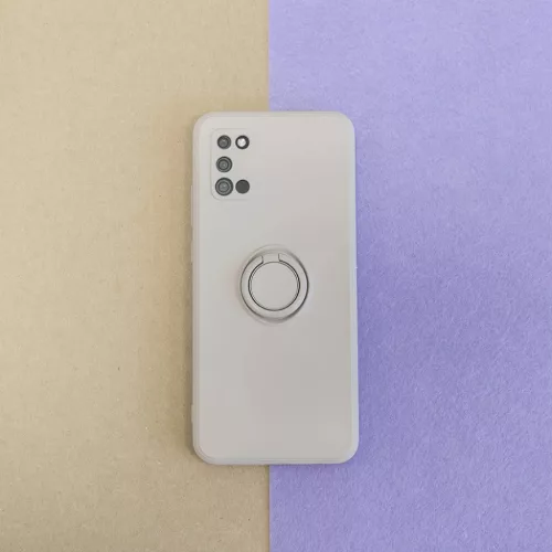 Xiaomi 12 5G/12X 5G Szilikon tok hátlapi gyűrűvel világos szürke-5907457700604 9 kép