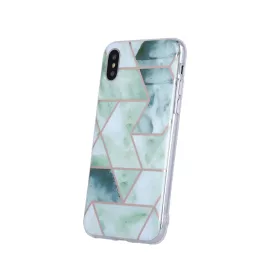   Samsung Galaxy A03S Marmur tok geometrikus mintázattal zöld