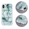 Samsung Galaxy A03S Marmur tok geometrikus mintázattal zöld-5900495969644 1 kép