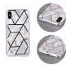Samsung Galaxy A03S Marmur tok geometrikus mintázattal rózsaszín-5900495969651 3 kép