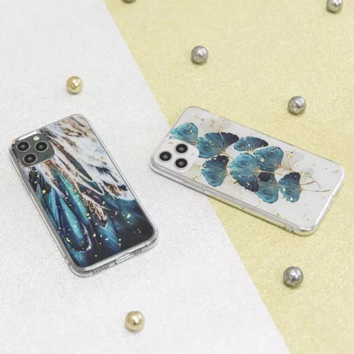 Realme C31 Gold Glam tok Leaves-5907457704893 10 kép
