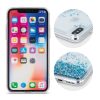 Samsung Galaxy M52 5G Liquid Sparkle folyékony flitteres tok kék-5900495985682 3 kép