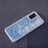 Samsung Galaxy M52 5G Liquid Sparkle folyékony flitteres tok kék-5900495985682 5 kép