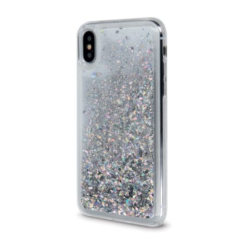 Samsung Galaxy M52 5G Liquid Sparkle folyékony flitteres tok ezüst-5900495985767 8 kép