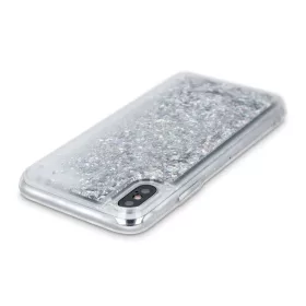 Samsung Galaxy M52 5G Liquid Sparkle folyékony flitteres tok ezüst-5900495985767 1 kép
