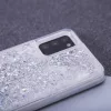 Samsung Galaxy M52 5G Liquid Sparkle folyékony flitteres tok ezüst-5900495985767 3 kép