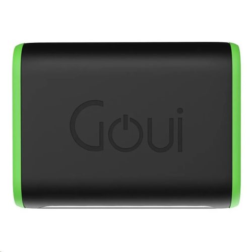 10000mAh Powerbank Goui Bolt Mini gyors töltés 3.0 fekete/zöld