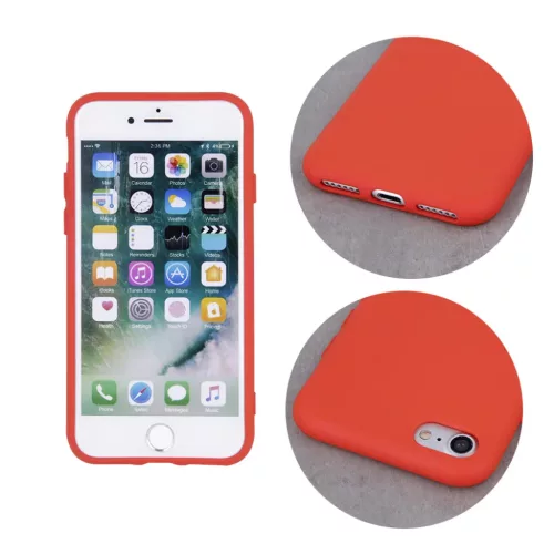 iPhone 14 Plus Szilikon tok piros-5907457705401 2 kép