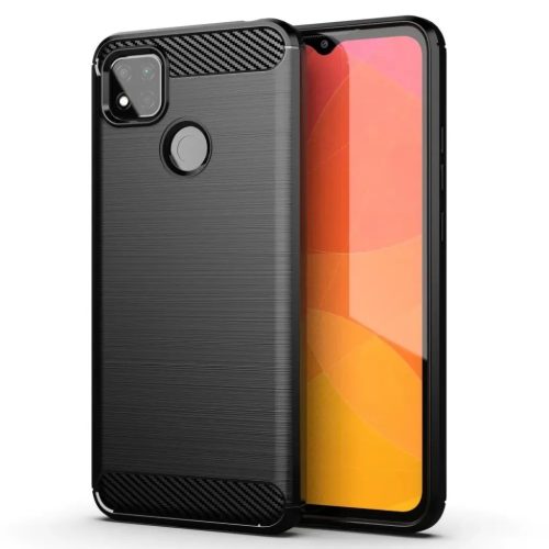 Xiaomi Redmi 9C Forcell carbon mintás tok fekete-5903396068256 1 kép