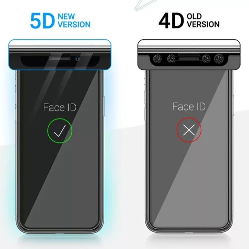 Samsung Galaxy A33 5G 5D Full Glue kijelzővédő üvegfólia fekete-5903396146961 4 kép