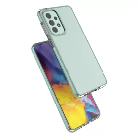 Samsung Galaxy A33 5G Spring átlátszó TPU tok színes kerettel feke-9145576244296 2 kép