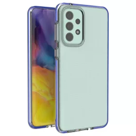 Samsung Galaxy A33 5G Spring átlátszó TPU tok színes kerettel söt-9145576244319 2 kép