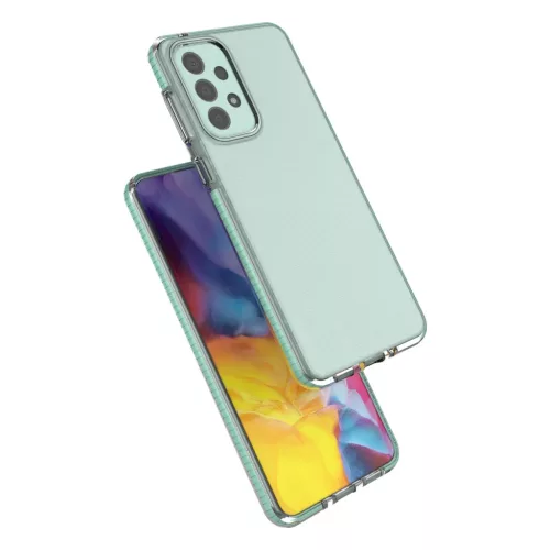 Samsung Galaxy A33 5G Spring átlátszó TPU tok színes kerettel söt-9145576244319 4 kép