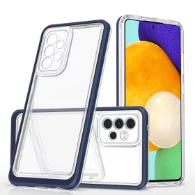 Samsung Galaxy A33 5G Clear Gel átlátszó tok kék kerettel-9145576244494 1 kép