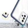 Samsung Galaxy A33 5G Clear Gel átlátszó tok kék kerettel-9145576244494 3 kép